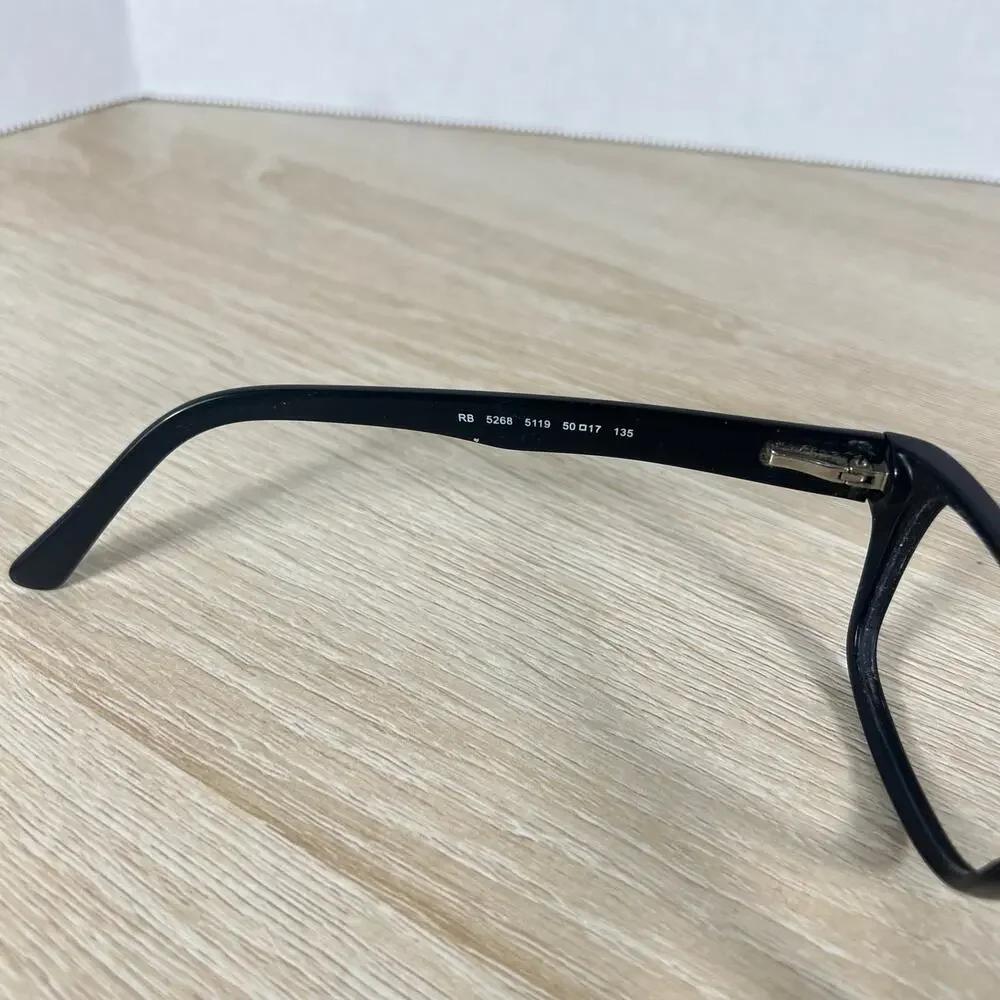Ray-Ban RB5268 5119 Black Eyeglasses PARTS ONLY Frames Only 50-17-135
